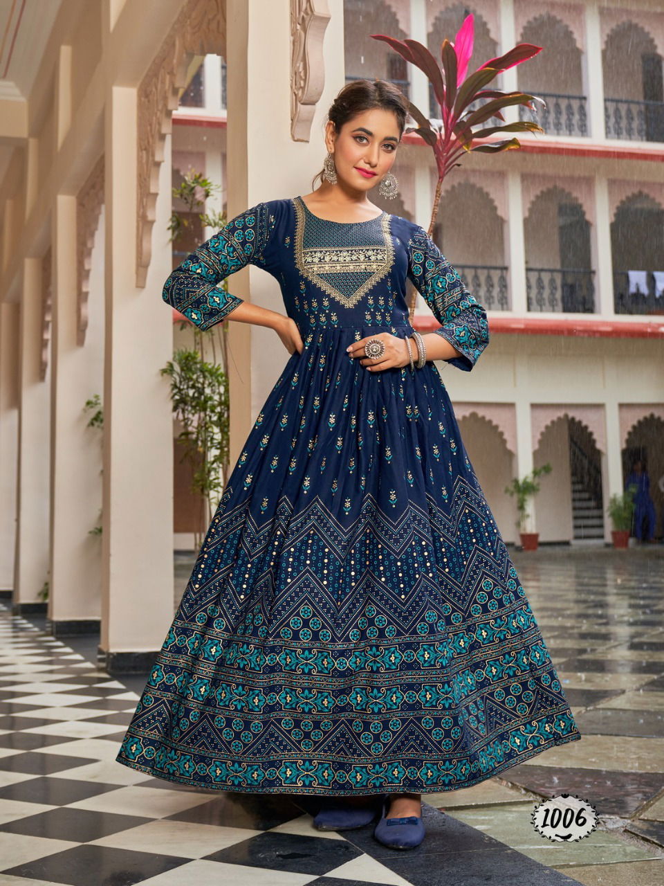 Banwery Flora Fancy Wear Wholesale Anarkali Kurti Collection